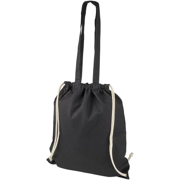Immagine Zaino con cordoncino Eliza in cotone da 240 g/m² - 6L