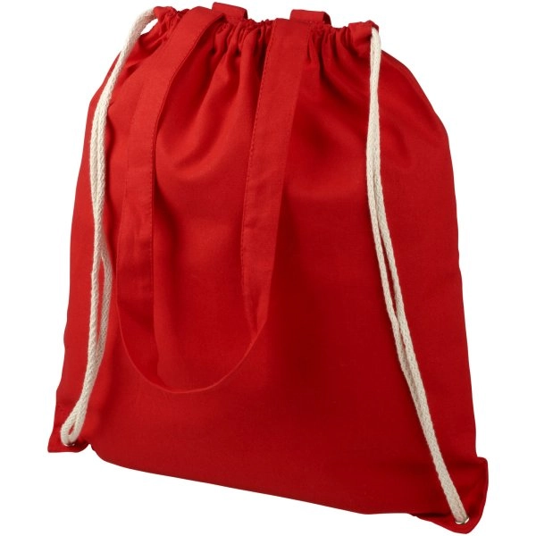 Immagine Zaino con cordoncino Eliza in cotone da 240 g/m² - 6L