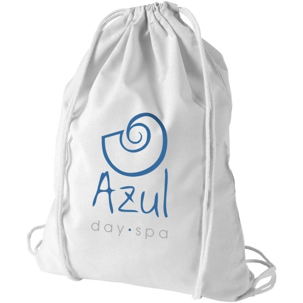 Immagine Sacca in cotone 100 g/m² con coulisse Oregon - 5L