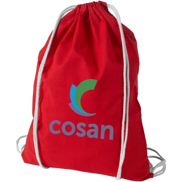 Immagine Sacca in cotone 100 g/m² con coulisse Oregon - 5L