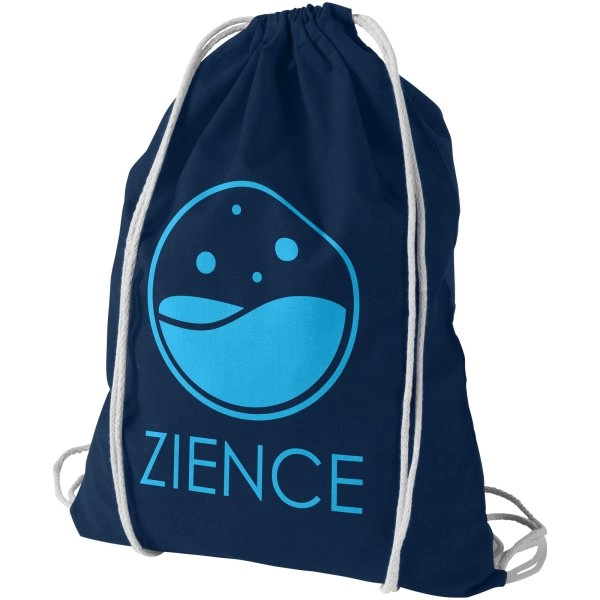 Immagine Sacca in cotone 100 g/m² con coulisse Oregon - 5L