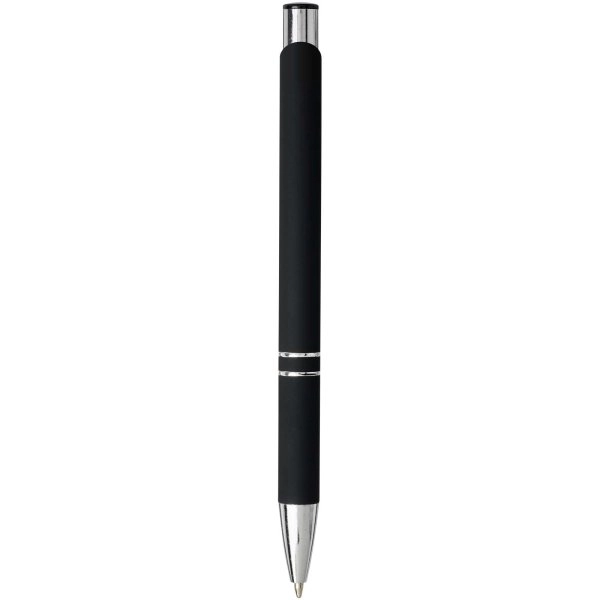 Immagine Penna a sfera a scatto Moneta soft touch (inchiostro nero)