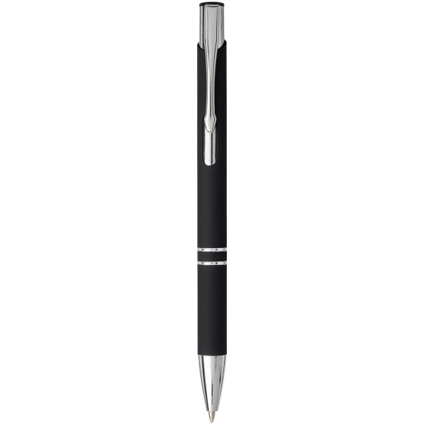 Immagine Penna a sfera a scatto Moneta soft touch (inchiostro nero)