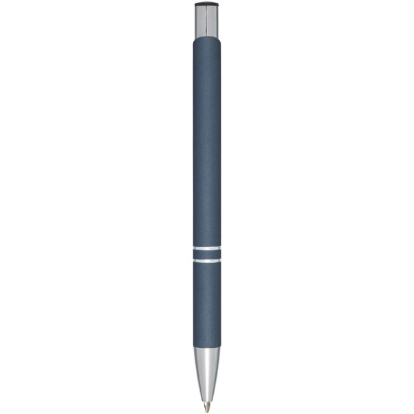 Immagine Penna a sfera a scatto Moneta soft touch (inchiostro nero)