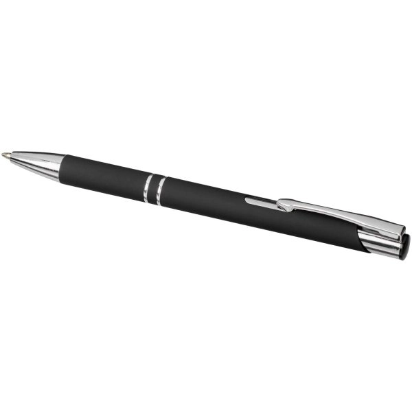 Immagine Penna a sfera a scatto Moneta soft touch (inchiostro nero)