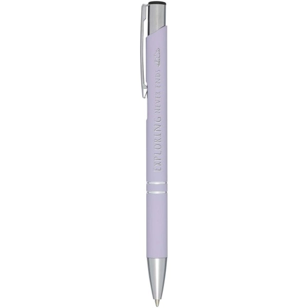 Immagine Penna a sfera a scatto Moneta soft touch (inchiostro nero)