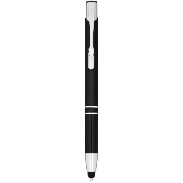 Immagine Penna a sfera metallica con stylus Moneta (inchiostro blu)