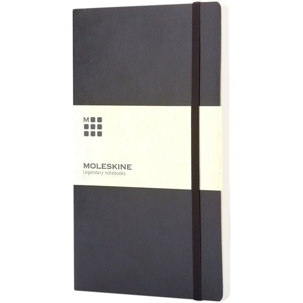 Blocco note con copertina morbida - pagine bianche Moleskine Classic L