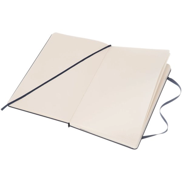 Immagine Blocco note con copertina rigida - pagine bianche Moleskine Classic L