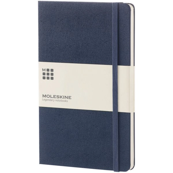Immagine Blocco note con copertina rigida - pagine bianche Moleskine Classic L