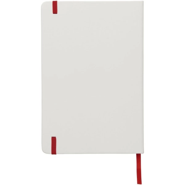 Immagine Blocco note bianco formato A5 con elastico colorato Spectrum