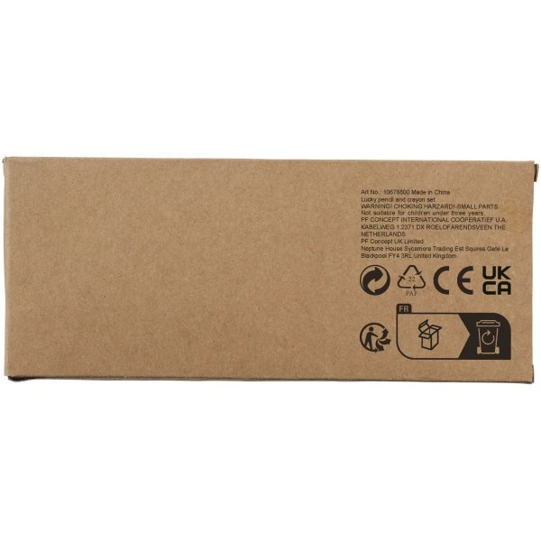 Immagine Set di matite e pastelli a cera colorati da 19 pezzi Lucky