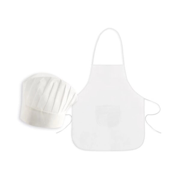 SET GREMBIULE+CUFFIA CHEF PER BAMBINI