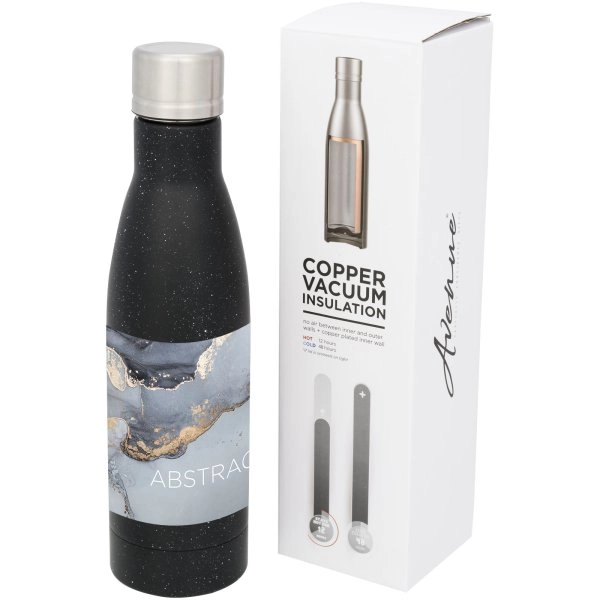 Immagine Borraccia termica con isolamento sottovuoto in rame screziata da 500 ml Vasa
