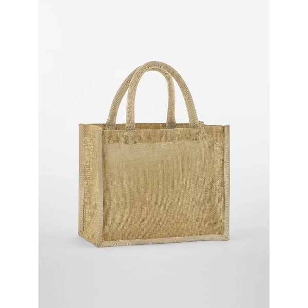 Immagine Natural Starched Jute Mini Gift Bag