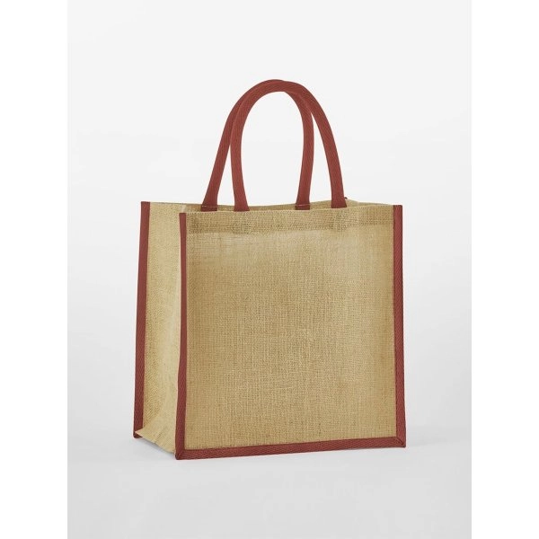 Immagine Natural Starched Jute Mini Gift Bag