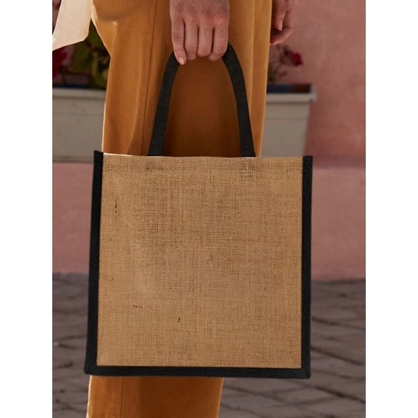 Immagine Natural Starched Jute Midi Tote