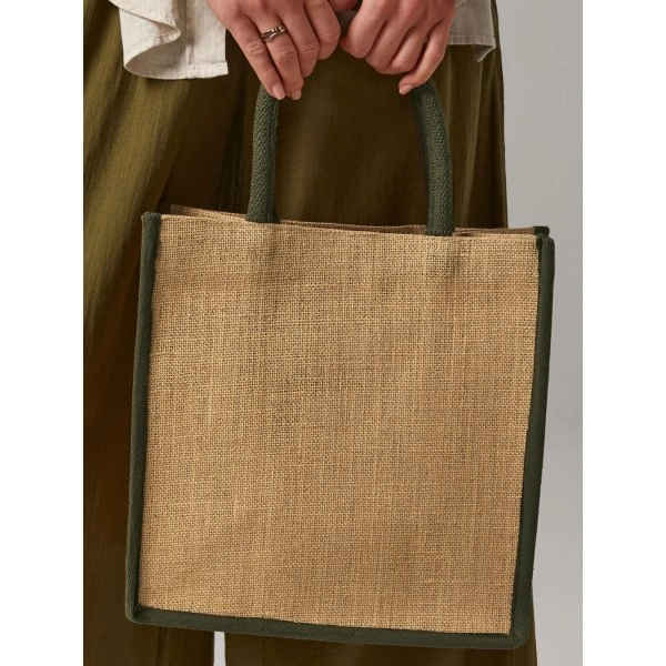 Immagine Natural Starched Jute Midi Tote