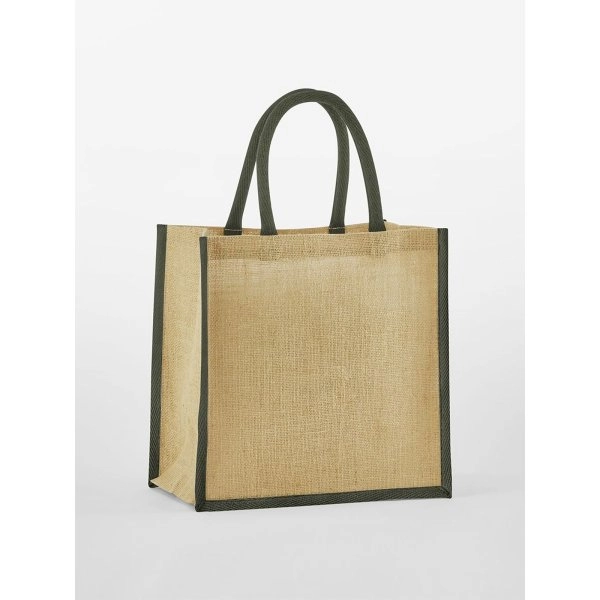 Immagine Natural Starched Jute Midi Tote