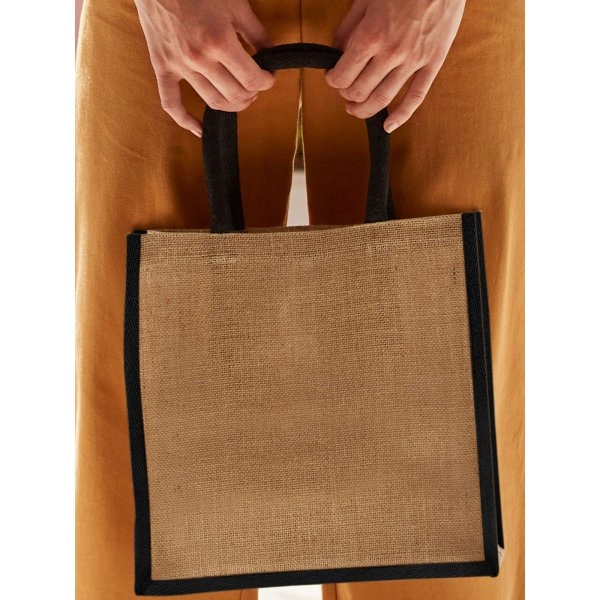 Immagine Natural Starched Jute Midi Tote
