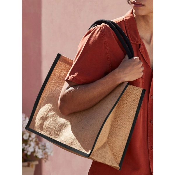 Immagine Natural Starched Jute Classic Shopper