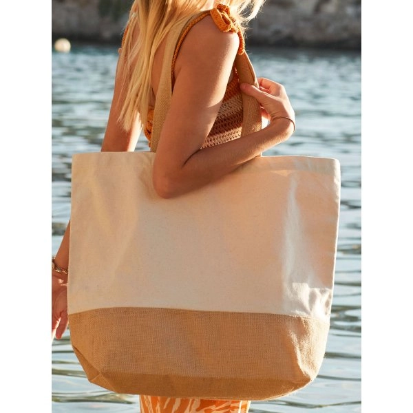 Immagine Jute Base Canvas Tote XL