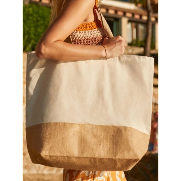 Immagine Jute Base Canvas Tote XL