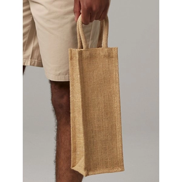 Immagine Shimmer Jute Bottle Bag