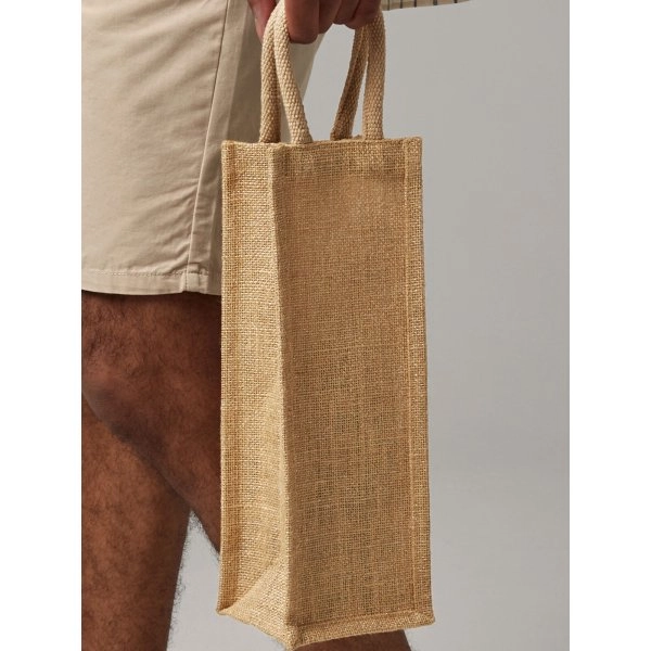 Immagine Shimmer Jute Bottle Bag