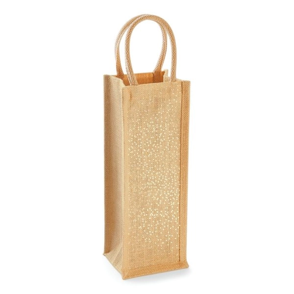 Immagine Shimmer Jute Bottle Bag