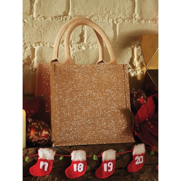 Immagine Shimmer Jute Mini Gift Bag