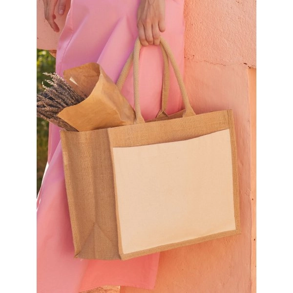 Immagine Cotton Pocket Jute Shopper