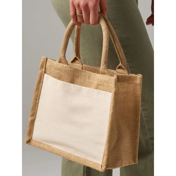 Immagine Cotton Pocket Jute Gift Bag