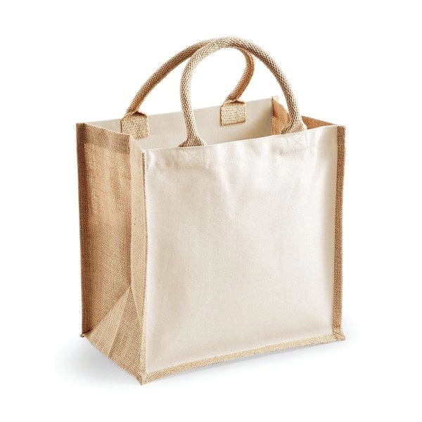Immagine Printers Midi Jute Tote
