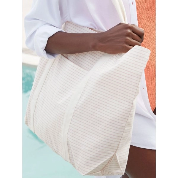 Immagine Striped Organic Cotton Shopper