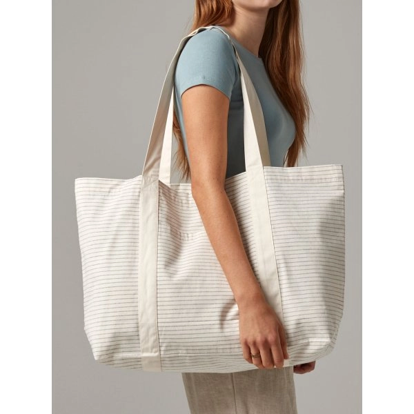 Immagine Striped Organic Cotton Shopper