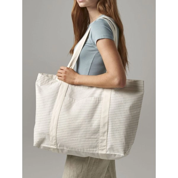 Immagine Striped Organic Cotton Shopper