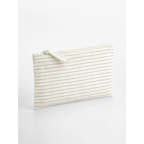 Immagine Striped Organic Cotton Accessory Pouch