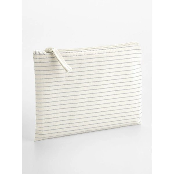 Immagine Striped Organic Cotton Accessory Pouch