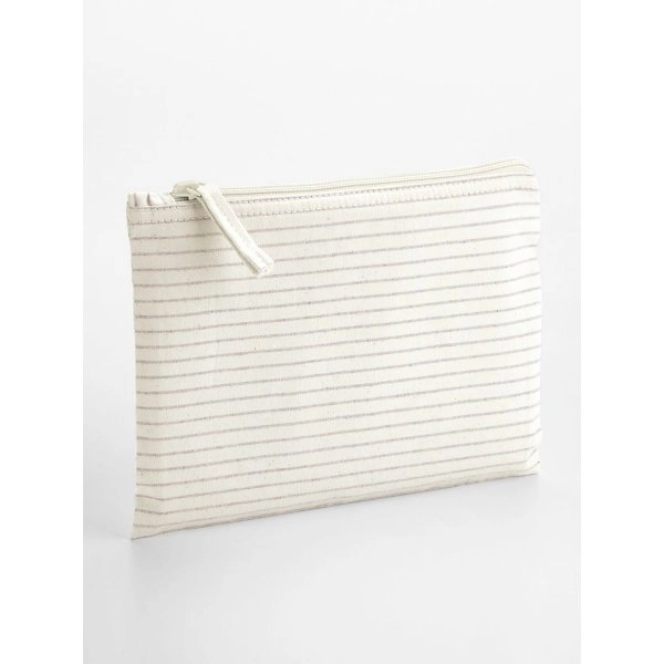 Immagine Striped Organic Cotton Accessory Pouch