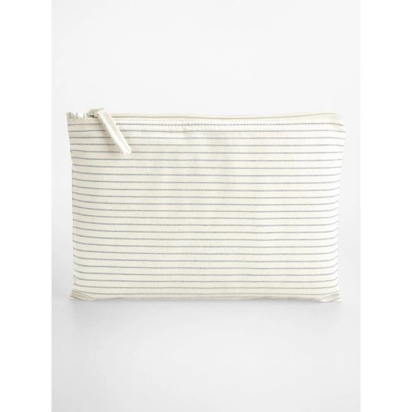 Immagine Striped Organic Cotton Accessory Pouch