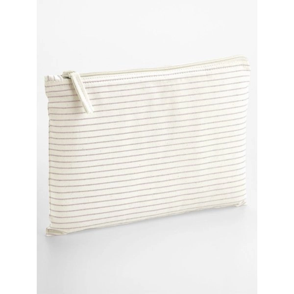 Immagine Striped Organic Cotton Accessory Pouch