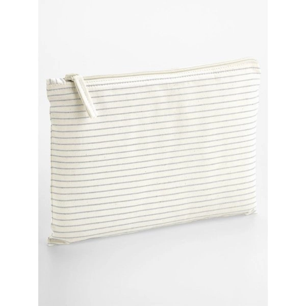 Immagine Striped Organic Cotton Accessory Pouch
