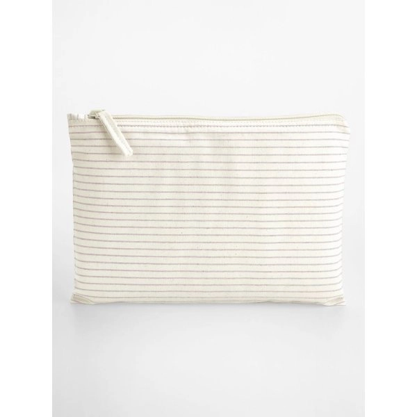 Immagine Striped Organic Cotton Accessory Pouch