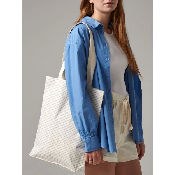 Immagine Striped Organic Cotton Tote