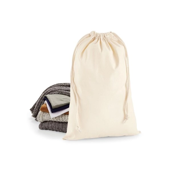 Immagine Sacchetti con chiusura a doppia coulisse - Premium Cotton Stuff Bag L