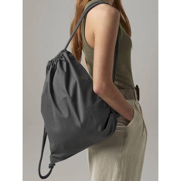 Immagine Sacca con chiusura a cordino. - Premium Cotton Gymsac