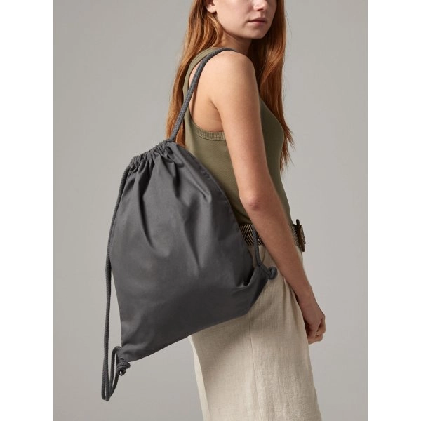 Immagine Sacca con chiusura a cordino. - Premium Cotton Gymsac