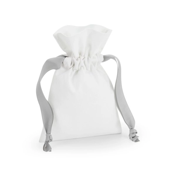Immagine Sacca in Cottone Gift Bag With Ribbon Drawstring