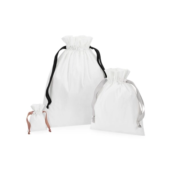 Immagine Sacca in Cottone Gift Bag With Ribbon Drawstring